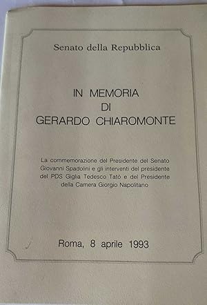 In memoria di Gerardo Chiaromonte
