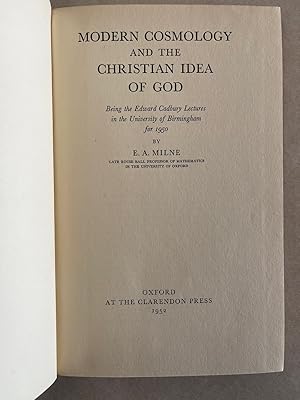 Modern Cosmology and the Christian Idea of God.