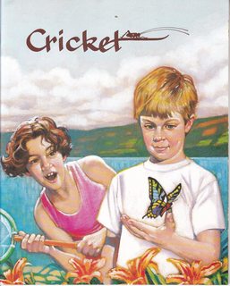 CRICKET Magazine August 1995 Volume 22 No. 12 ( Surprise in the Lilies  by Bob Dorsey Cover)