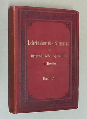 Imagen del vendedor de Wrterbuch der Hausasprache. I. Teil (alles Erschienene): Hausa-Deutsch. a la venta por Antiquariat Sander