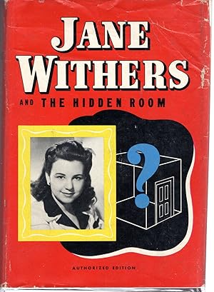 Bild des Verkufers fr Jane Withers and the Hidden Room (Whitman series #2373 ) zum Verkauf von Dorley House Books, Inc.