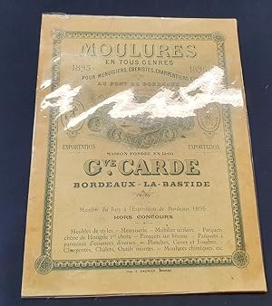 Catalogue - Moulures en tous genres pour menuisiers , ébenistes , charpentiers - Gve Carde - Bord...