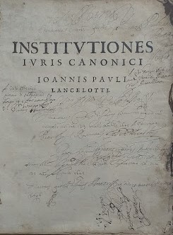 Institutiones Iuris Canonici quibus ius pontificium singulari methodo Libris Quatuor comprehenditur