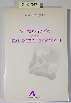 Imagen del vendedor de Introduccion a la semantica espanola (Bibliotheca philologica) (Spanish Edition) a la venta por Antiquariat Trger