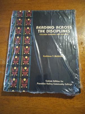 Seller image for Reading Across The Disciplines Custom Edition for Paradise Community College for sale by Text4less