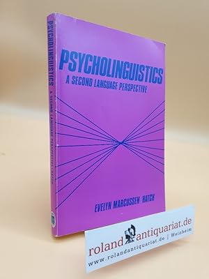 Seller image for Psycholinguistics: A Second Language Perspective for sale by Roland Antiquariat UG haftungsbeschrnkt