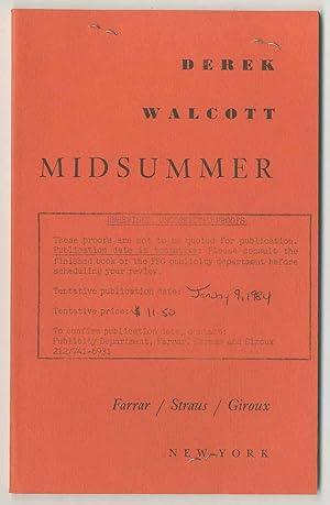 Seller image for Midsummer for sale by Between the Covers-Rare Books, Inc. ABAA