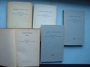 Almanach 1955; Almanach 1956; Almanach 1957; Almanach 1958 und Almanach 1959. Herausgegeben von I...