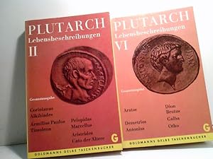 Konvolut bestehend aus 2 Bänden ( von 6), zum Thema: Plutrach - Lebensbeschreibungen hier Band II...