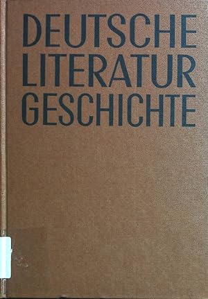 Immagine del venditore per Deutsche Literaturgeschichte. venduto da books4less (Versandantiquariat Petra Gros GmbH & Co. KG)