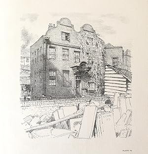 'Old Manor House, Bermondsey.' Lithograph