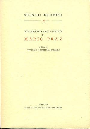 Bibliografia degli scritti di Mario Praz