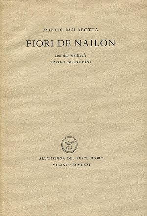 Seller image for Fiori de nailon for sale by Studio Bibliografico Marini
