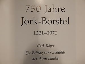Seller image for 750Jahre Jork-Borstel 1221-1971 for sale by Buchantiquariat Uwe Sticht, Einzelunter.