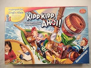 RAVENSBURGER 219636: Kipp Kipp, Ahio! (Holz) [Geschicklichkeitsspiel]. Der wacklige Stapelspass f...