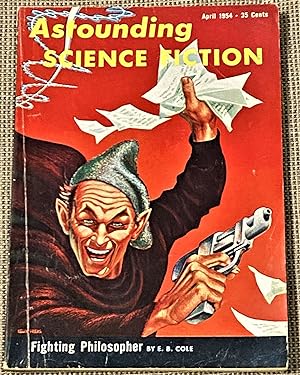 Image du vendeur pour Astounding Science Fiction April 1954: Fighting Philosopher; Rite of Passage; The Thousandth Year; Marshmallow World mis en vente par My Book Heaven