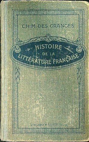 Bild des Verkufers fr Histoire de la litterature francaise des origines a 1920 zum Verkauf von Librodifaccia