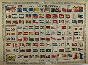 Johnsons New Chart of National Emblems.