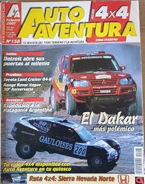 AUTO AVENTURA 4X4. Nº 158 FEBRERO 2001. EL DAKAR MAS POLEMICO.