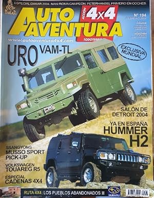 AUTO AVENTURA 4X4. Nº 194 FEBRERO 2004. URO VAM-TL.