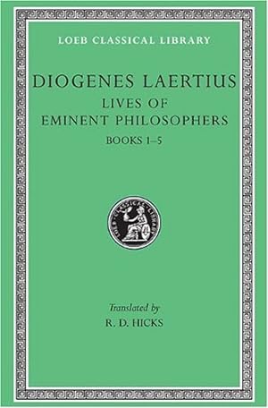 Imagen del vendedor de Lives of Eminent Philosophers ? Books I?V L184 V 1 (Trans. Hicks)(Greek) a la venta por Pieuler Store