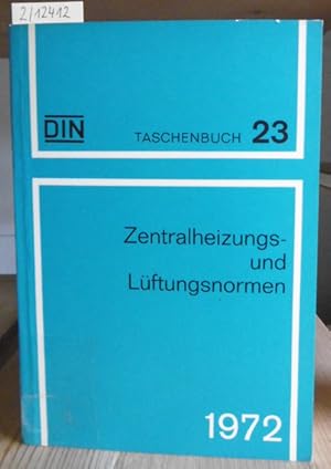 Bild des Verkufers fr Zentralheizungs- und Lftungsnormen. 2.,gend.u.erw.Aufl., zum Verkauf von Versandantiquariat Trffelschwein