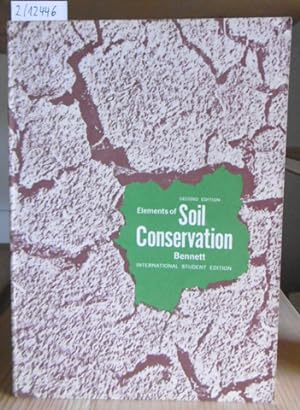 Image du vendeur pour Elements of Soil Conservation. 2nd Edition (International Student Edition). mis en vente par Versandantiquariat Trffelschwein