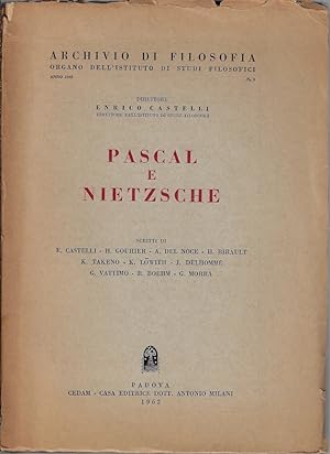 Seller image for Pascal e Nietzsche for sale by Romanord