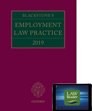 Imagen del vendedor de Blackstone's Employment Law Practice 2019 a la venta por GreatBookPrices