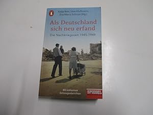 Seller image for Als Deutschland sich neu erfand. Die Nachkriegszeit 1945-1949. for sale by Ottmar Mller