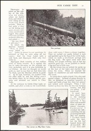 Imagen del vendedor de Our Canoe Trip, through the wilds of Northern Ontario. An uncommon original article from the Wide World Magazine, 1922. a la venta por Cosmo Books