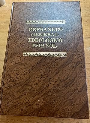 Seller image for Refranero general ideologico espaol for sale by The Poet's Pulpit