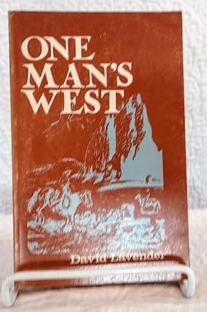 Seller image for ONE MAN'S WEST for sale by Windy Hill Books