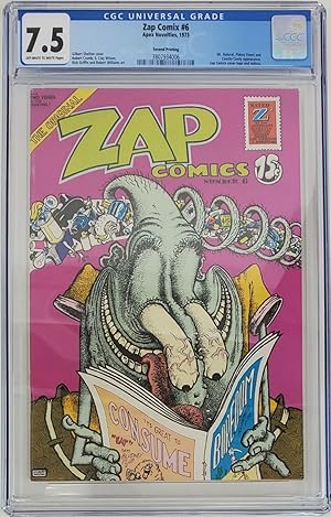 Image du vendeur pour Zap Comix No. 6 (CGC Graded 7.5) mis en vente par Second Story Books, ABAA