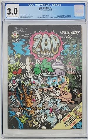 Seller image for Zap Comix No. 5 (CGC Graded 3.0) for sale by Second Story Books, ABAA