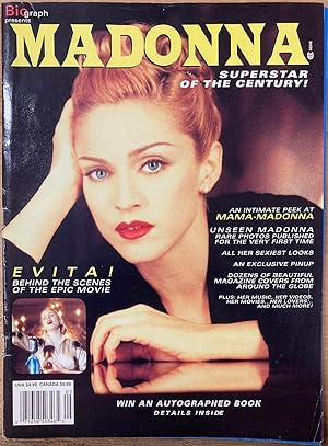 Image du vendeur pour BioGraph presents: Madonna, Superstar ofo the Century, Volume 1 Number 5 mis en vente par Recycled Books & Music