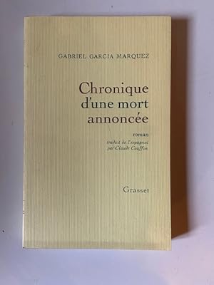 Image du vendeur pour Chronique d'une Mort Annonce mis en vente par Librairie Axel Benadi