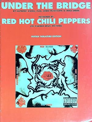 Bild des Verkufers fr Under the Bridge, Red Hot Chili Peppers Guitar Tablature zum Verkauf von Wonder Book