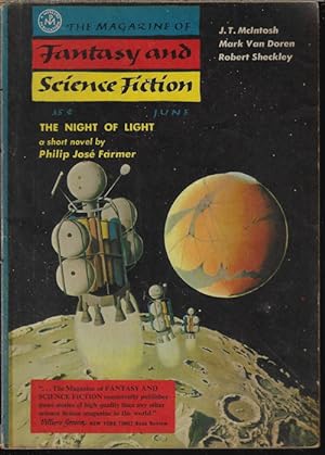 Immagine del venditore per The Magazine of FANTASY AND SCIENCE FICTION (F&SF):June 1957 ("Night of Light") venduto da Books from the Crypt