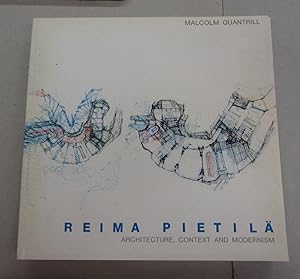 Imagen del vendedor de Reima Pietila; Architecture, Context and Modernism a la venta por Midway Book Store (ABAA)