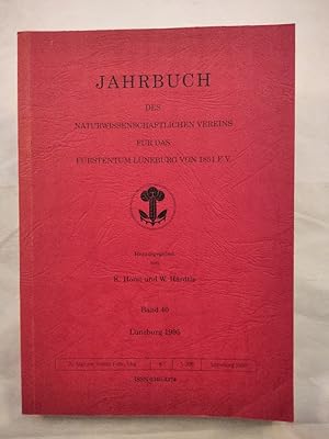 Seller image for Jahrbuch des Naturwissenschaftlichen Vereins fr das Frstentum Lneburg von 1851 e.V. [Band 40]. for sale by KULTur-Antiquariat