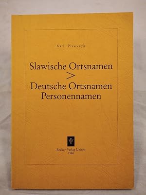 Slawische Ortsnamen > Deutsche Ortsnamen. Personennamen. Entwicklung alter slawischer Ortsnamen z...
