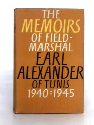 Image du vendeur pour The Alexander Memoirs 1940-1945 mis en vente par World of Rare Books
