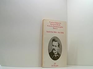 Image du vendeur pour Friedrich Nietzsche. Smtliche Briefe. Kritische Studienausgabe in 8 Bnden. Band 2: September 1864 - April 1869. mis en vente par Book Broker