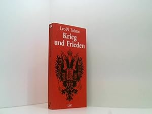 Bild des Verkufers fr Krieg und Frieden Tolstoi Erster Band, Vierter bis achter Teil zum Verkauf von Book Broker