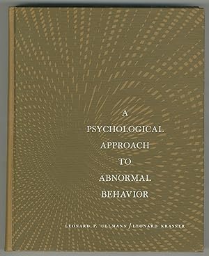 Imagen del vendedor de A Psychological Approach to Abnormal Behavior a la venta por Between the Covers-Rare Books, Inc. ABAA