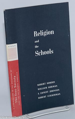 Image du vendeur pour Religion and the Schools mis en vente par Bolerium Books Inc.