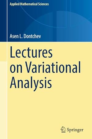 Seller image for Lectures on Variational Analysis for sale by AHA-BUCH GmbH