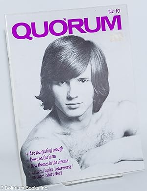 Seller image for Quorum: the magazine of the gay world #10 for sale by Bolerium Books Inc.