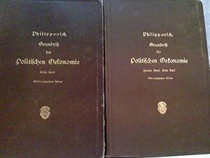 Imagen del vendedor de Konvolut bestehend aus 2 Bnden (von3), zum Thema: Grundri der politischen Oekonomie. a la venta por ABC Versand e.K.